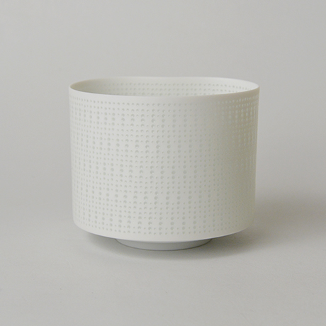 「24. 　新里明士　光碗　／　NIISATO Akio　Chawan, White porcelain, Luminescent vessel」の写真　その3