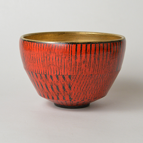 「28.　前田正博　色茶碗　／　MAEDA Masahiro　Chawan, Overglaze enamels」の写真　その3