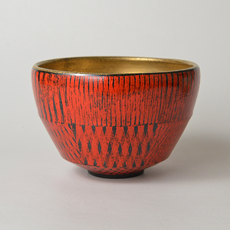 「28.　前田正博　色茶碗　／　MAEDA Masahiro　Chawan, Overglaze enamels」の写真　その1