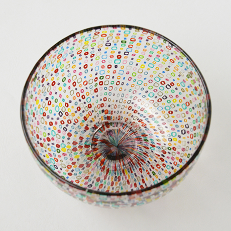 「5.　江波冨士子　カラフルドット　／　ENAMI Fujiko　Chawan, Glass, Dot design」の写真　その3