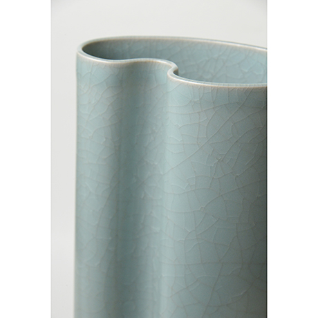 「No.K-11　青瓷花器「光」 / Flower vase, Celadon “Light”」の写真　その5