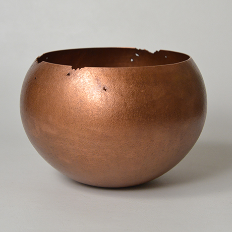 「No. 12　虫喰丸 / Bowl, copper」の写真　その2