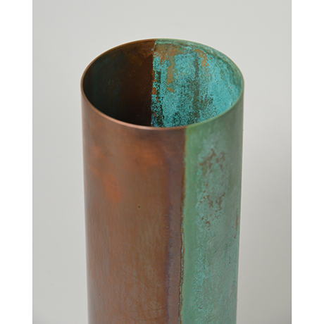 「No. DM5　銅緑青筒 / Artwork, Cylinder, Verdigris copper」の写真　その5
