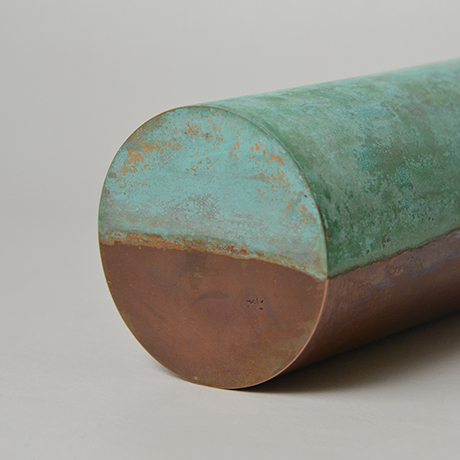「No. DM5　銅緑青筒 / Artwork, Cylinder, Verdigris copper」の写真　その7