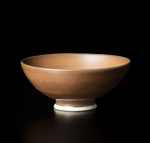 「No.20　酒觴　柿／Sake cup, persimmon glazed」の写真　その1