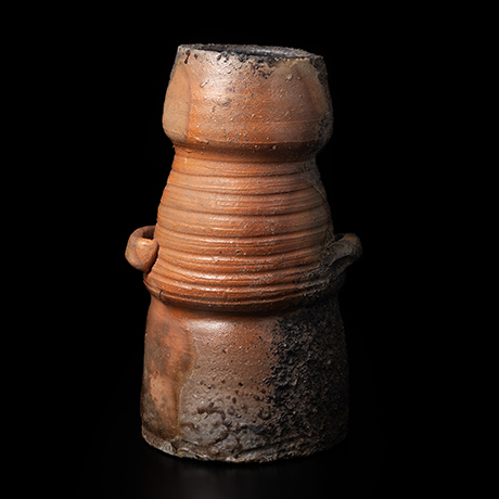 「No.47 備前耳付花入　銘「若竹」 / Eared flower vase, Bizen, “Wakatake”」の写真　その1