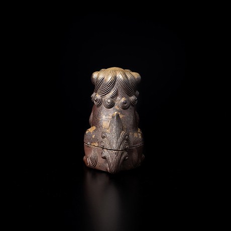 「No.59 備前窯獅子香盒 / Incense container,  Lion shape, Bizen」の写真　その3