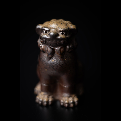 「No.59 備前窯獅子香盒 / Incense container,  Lion shape, Bizen」の写真　その4