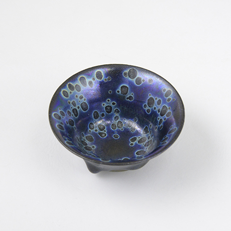 「17.　曜変盃 / Sake cup, Yohen tenmoku」の写真　その3