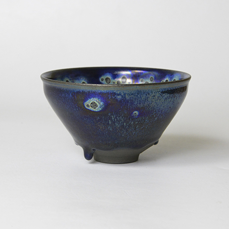 「9.　曜変天目 / Chawan, Yohen Tenmoku」の写真　その5
