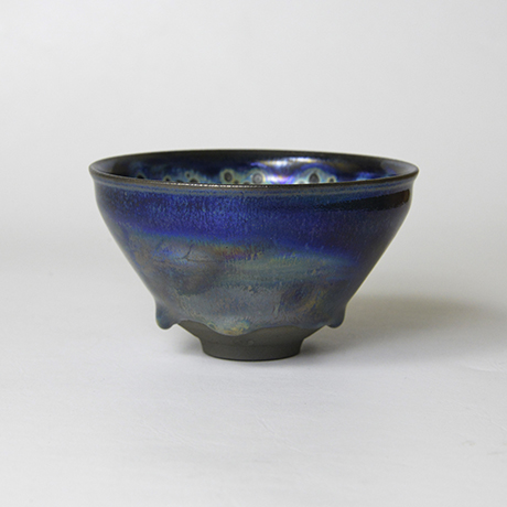 「9.　曜変天目 / Chawan, Yohen Tenmoku」の写真　その6