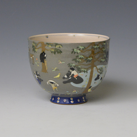 「No.1 熊の森茶碗 / Tea bowl, Bears’ forest」の写真　その4