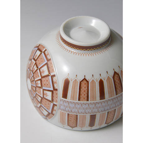 「No.1 赤絵細描丸紋茶碗 / Tea bowl, Circle pattern, Aka-e」の写真　その8