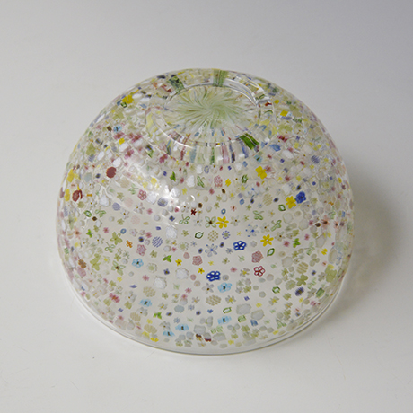 「No.1 花の庭 / Tea bowl, Glass, “Flower Garden”」の写真　その6