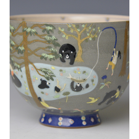 「No.1 熊の森茶碗 / Tea bowl, Bears’ forest」の写真　その9