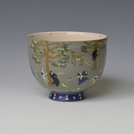 「No.1 熊の森茶碗 / Tea bowl, Bears’ forest」の写真　その3