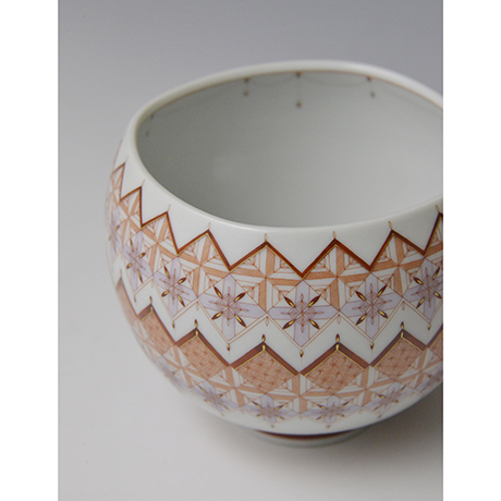 「No.2 赤絵細描小紋茶碗 / Tea bowl, Fine line pattern, Aka-e」の写真　その5