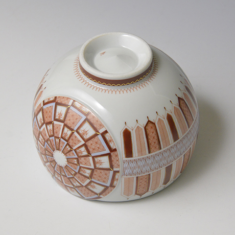 「No.1 赤絵細描丸紋茶碗 / Tea bowl, Circle pattern, Aka-e」の写真　その6