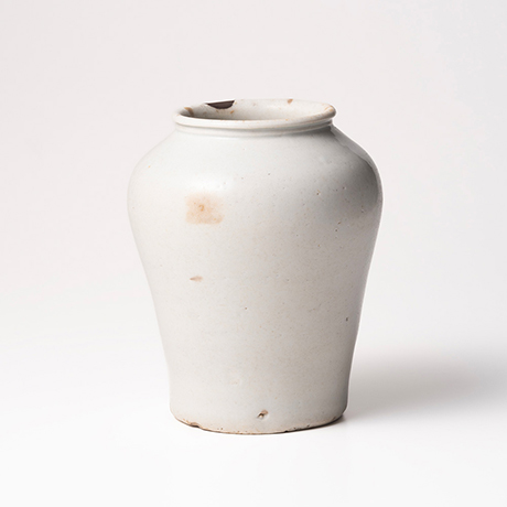 李朝白磁壷