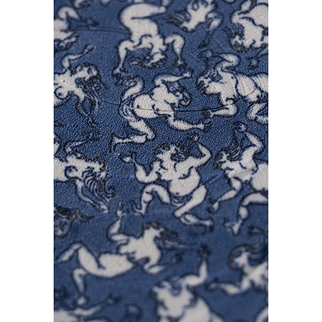「No.10 青華歌垣文八稜皿 / Octagonal platter with Utagaki design, Underglaze blue, White porcelain」の写真　その3