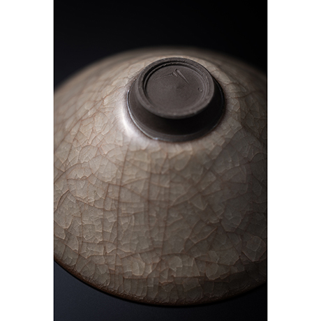 「No.13 窯変米色瓷盌 / Tea bowl, Yohen Beishokuji, Celadon」の写真　その3