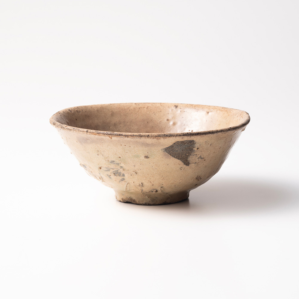 李朝粉引茶碗　「連峰」