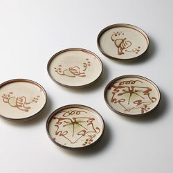 小皿　五客