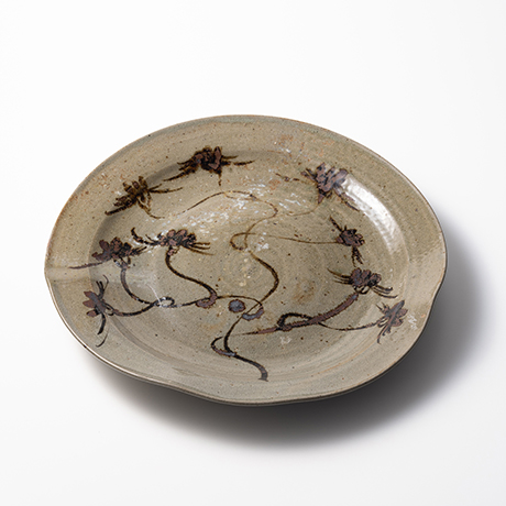 「No.18 絵唐津松文大平鉢 / Dish, E-karastu, Pine motif」の写真　その2