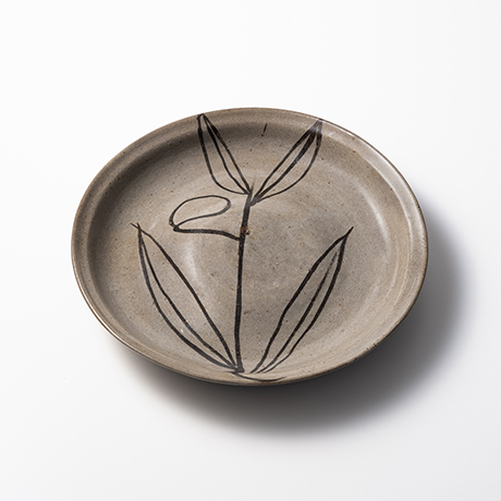 「No.17 絵唐津草花文平鉢 / Dish, E-karastu, grass and flowers motif」の写真　その2